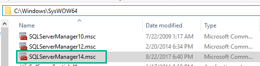 SQL Server 構成マネージャー (SQL Server Configuration Manager) の起動方法 2