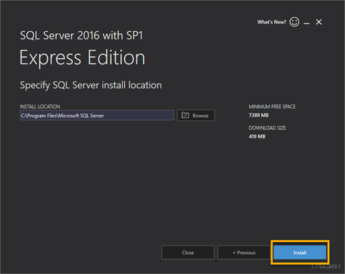Microsoft SQL Server をインストールする 4