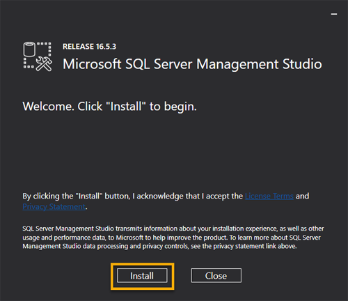 SQL Server Management Studio (SSMS) をインストールする 2